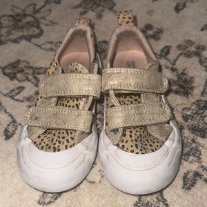 Harper Canyon leopard canvas sneaker sz7 toddler